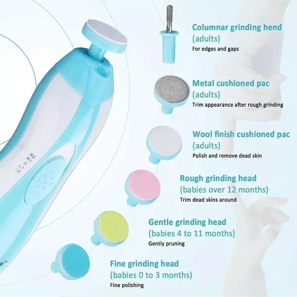 Lima de uñas eléctrico para bebés 2