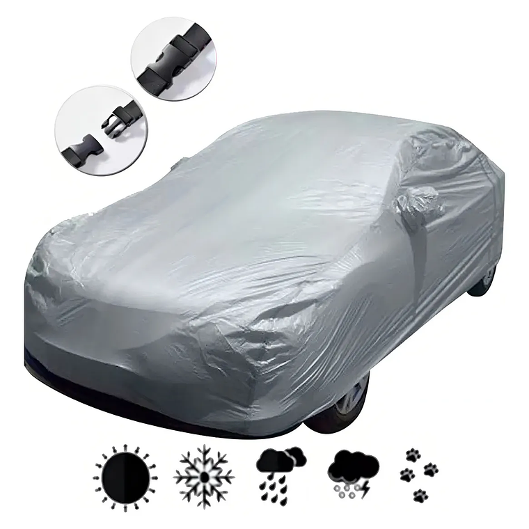 Carpas Para Autos Funda Gruesa Impermeable Interior Felpa Talla XL 1
