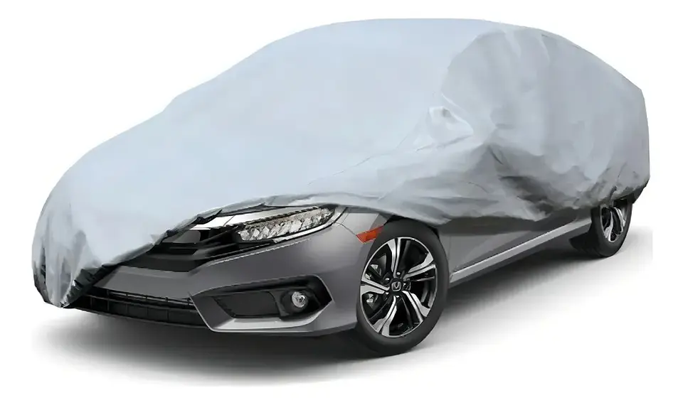 Carpas Para Autos Funda Gruesa Impermeable Interior Felpa Talla XL 2