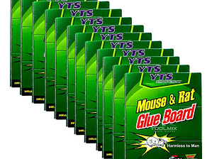 Pack 12 Trampas Para Ratones Pegajosa Control Desratización