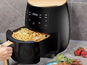 Freidora de aire eléctrica (Air Fryer) inteligente Digital,