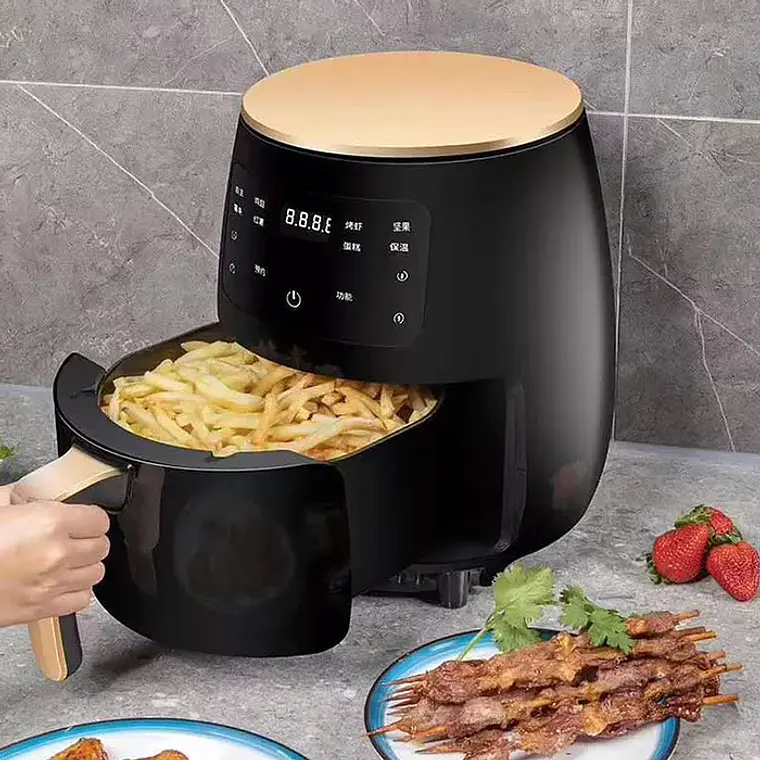 Freidora de aire eléctrica (Air Fryer) inteligente Digital, 1