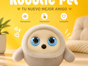 Ropet Robot básico Alimentación mascotas interacción emocional reconocimiento de cara de escritorio