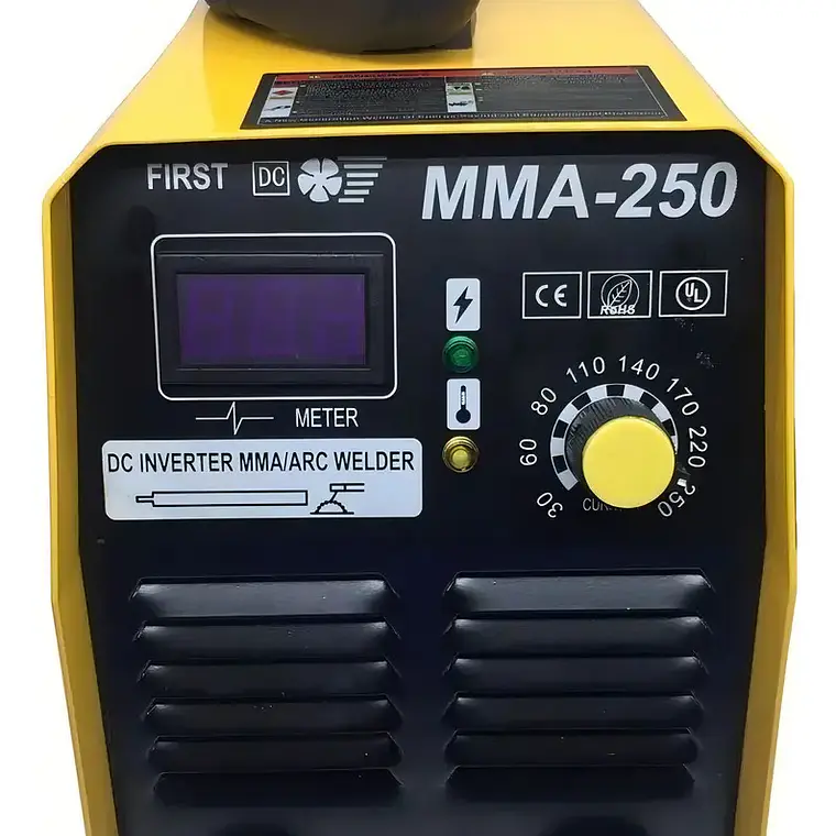 Soldadora Inversora Cadl Viger MMA/ARC 250 Portátil Digital Amarillo 2