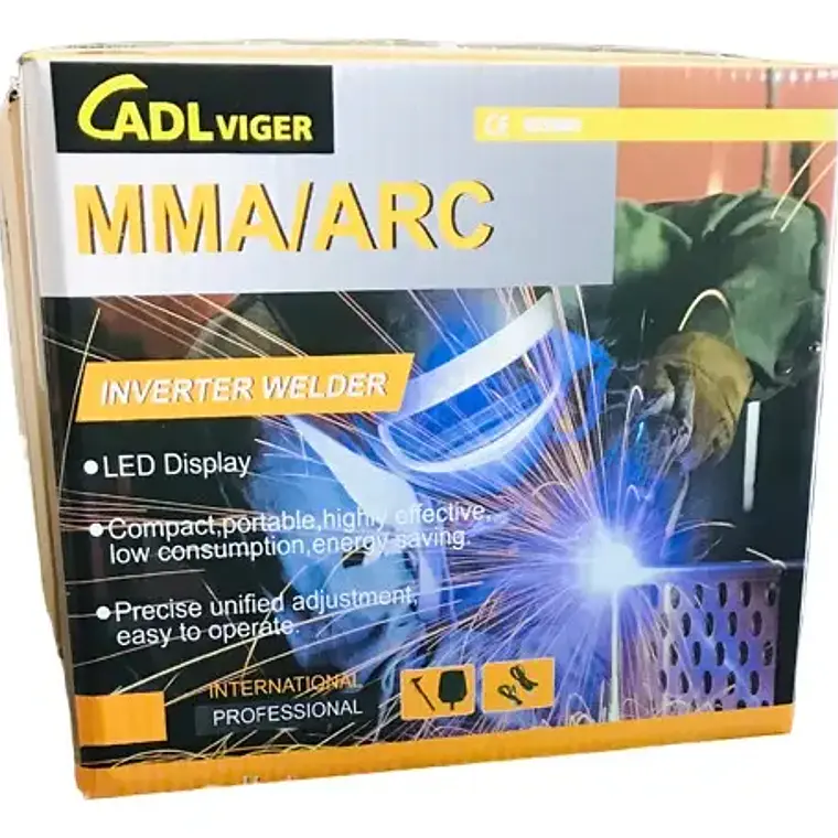 Soldadora Inversora Cadl Viger MMA/ARC 250 Portátil Digital Amarillo 3