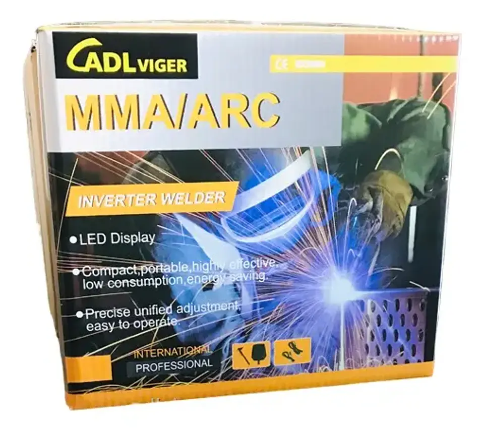 Soldadora Inversora Cadl Viger MMA/ARC 250 Portátil Digital Amarillo 3