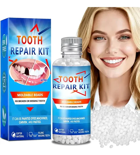 Kit De Perlas De Reparación, Solución Temporal Para Dientes