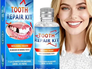 Kit De Perlas De Reparación, Solución Temporal Para Dientes