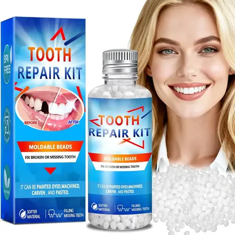 Kit De Perlas De Reparación, Solución Temporal Para Dientes 1