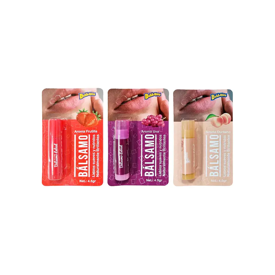 Bálsamo Labial Bubbaluu 4.5gr  3