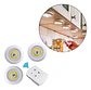 Kit De 3 Lámparas, Foco Led, Inalámbrico, Mando A Distancia, Color Blanco - Miniatura 1