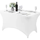 Mantel Forro En Spandex Para Mesa Plegable 1.80 Mts Negro Liso - Miniatura 6