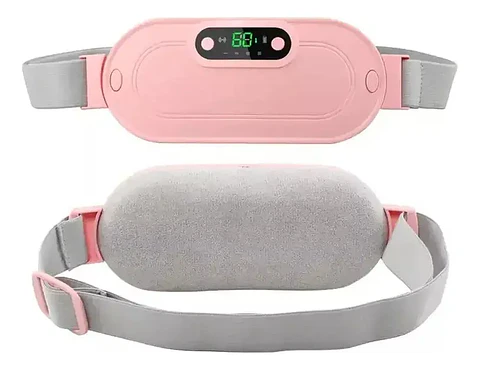 Cinturón Para Cólicos Menstruales Con Calor Y Masaje Mcasa Rosa