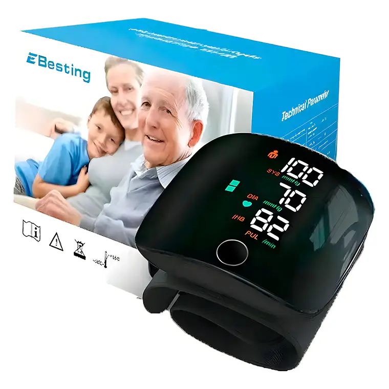 Tensiómetro Digital Monitor Presión Arterial Muñeca 2