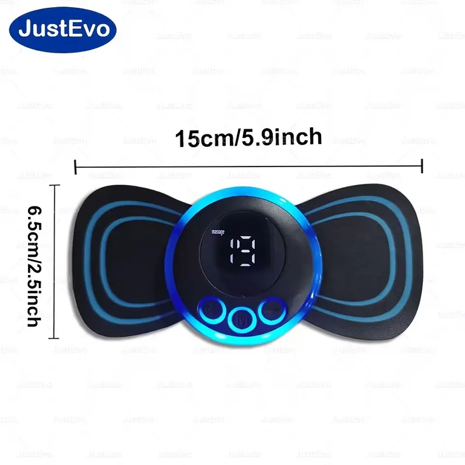 Mini Masajeador Portátil de Puntos y Músculos - Dispositivo de Relajación Fascial para Espalda, Cuello, Hombros, Piernas - Masajeador Compacto Ideal para Gimnasio y Viajes 2