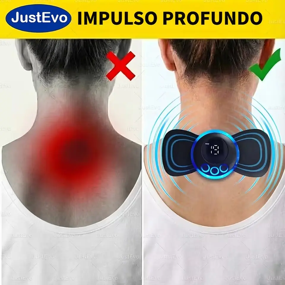 Mini Masajeador Portátil de Puntos y Músculos - Dispositivo de Relajación Fascial para Espalda, Cuello, Hombros, Piernas - Masajeador Compacto Ideal para Gimnasio y Viajes 3