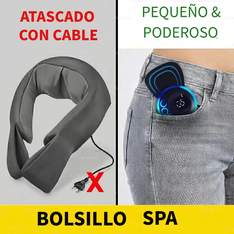 Mini Masajeador Portátil de Puntos y Músculos - Dispositivo de Relajación Fascial para Espalda, Cuello, Hombros, Piernas - Masajeador Compacto Ideal para Gimnasio y Viajes 4