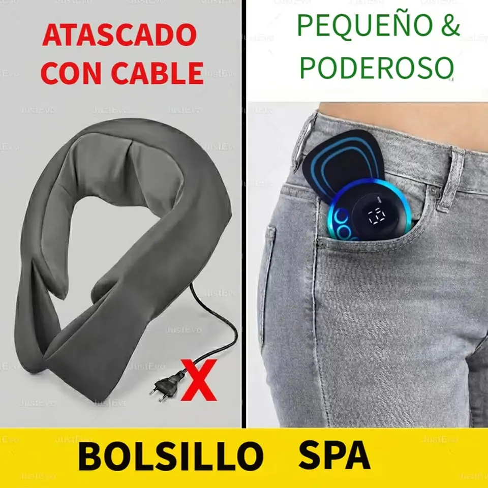 Mini Masajeador Portátil de Puntos y Músculos - Dispositivo de Relajación Fascial para Espalda, Cuello, Hombros, Piernas - Masajeador Compacto Ideal para Gimnasio y Viajes 4
