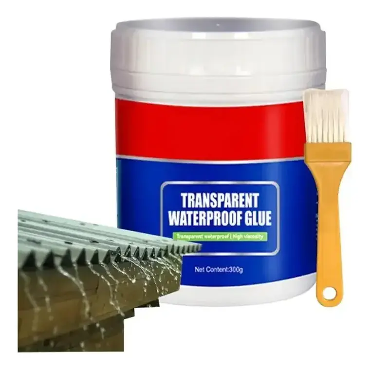 Sellador Adhesivo Impermeable Transparente Tapagoteras 300cc 1