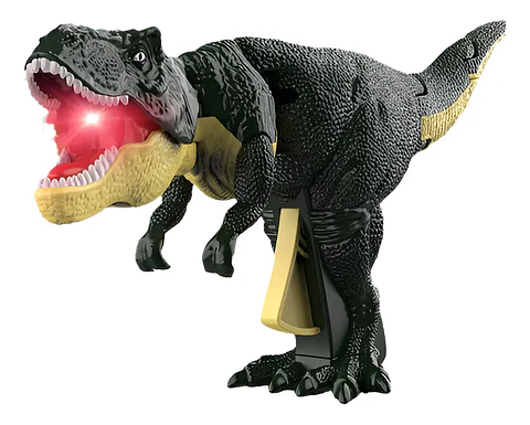 Juguete De Dinosaurio Para Niños Press The Tyrannosauru Mode Color Verde