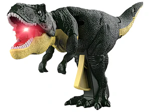 Juguete De Dinosaurio Para Niños Press The Tyrannosauru Mode Color Verde