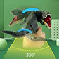 Juguete De Dinosaurio Para Niños Press The Tyrannosauru Mode Color Verde - Miniatura 2