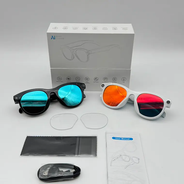 Gafas Inteligentes Con Ai Y Cámara 1080p, Llamadas Bluetooth 2