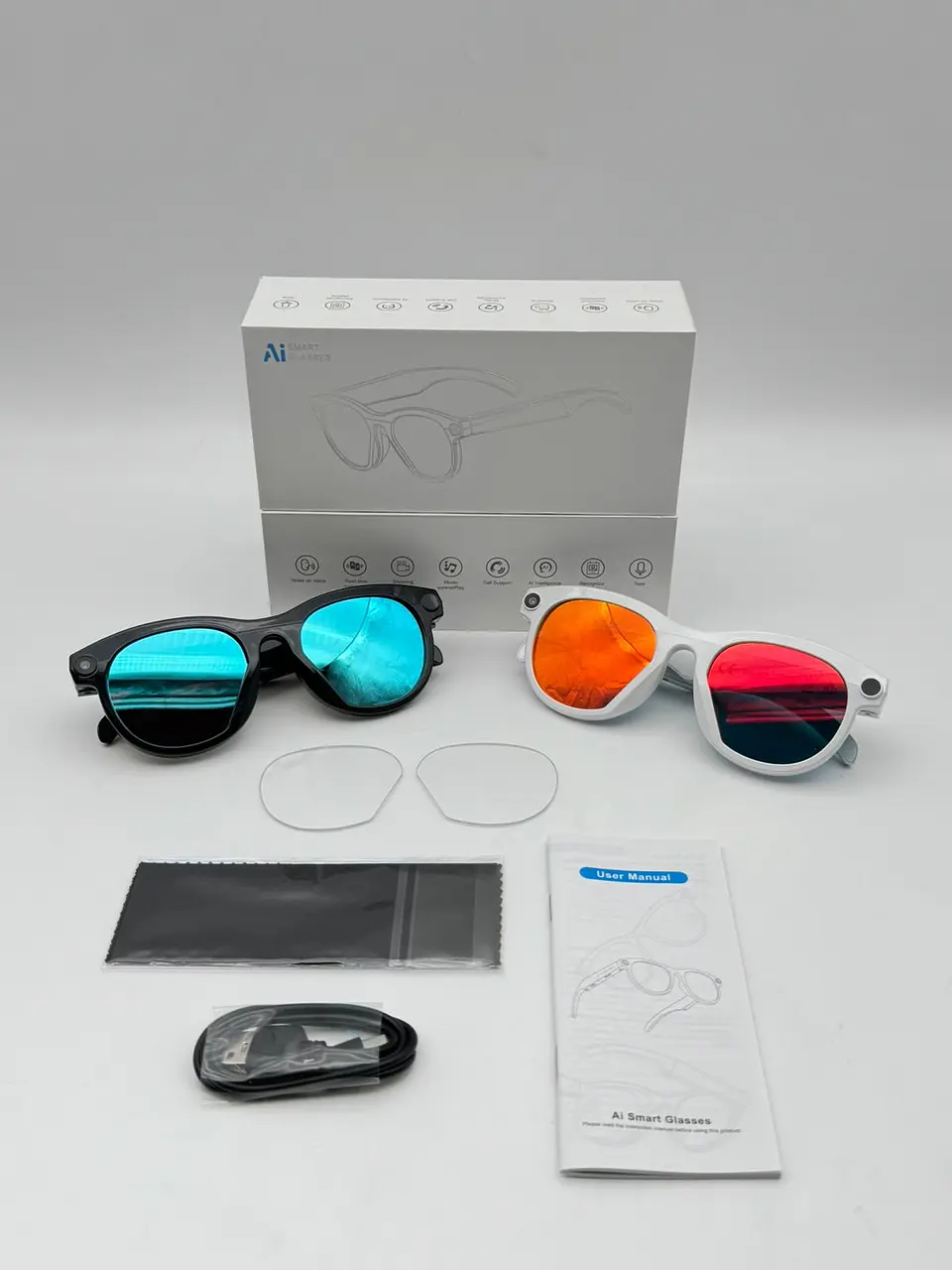 Gafas Inteligentes Con Ai Y Cámara 1080p, Llamadas Bluetooth 2