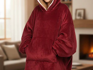 Poleron Sherpa Con Capucha Chiporro Manta