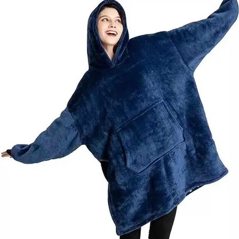 Poleron Sherpa Con Capucha Chiporro Manta 3