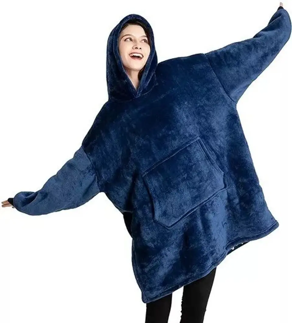 Poleron Sherpa Con Capucha Chiporro Manta 3