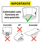 Calefactor Calentador Eléctrico Pies Piernas Plegable 170v - Cuadrado - Miniatura 2