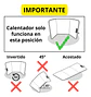 Calefactor Calentador Eléctrico Pies Piernas Plegable 170v - Cuadrado - Miniatura 2