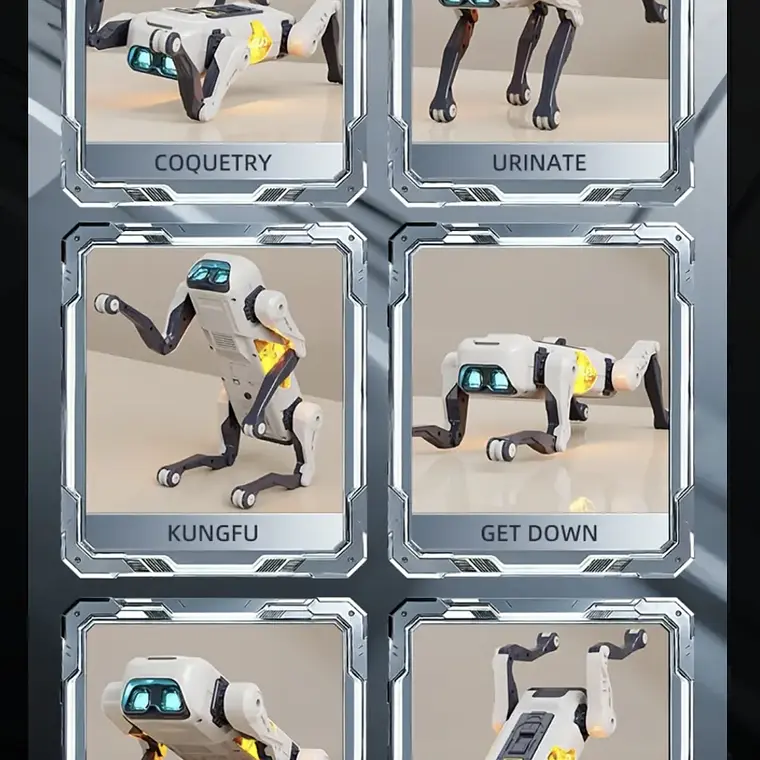 Perro robot inteligente con IA 4