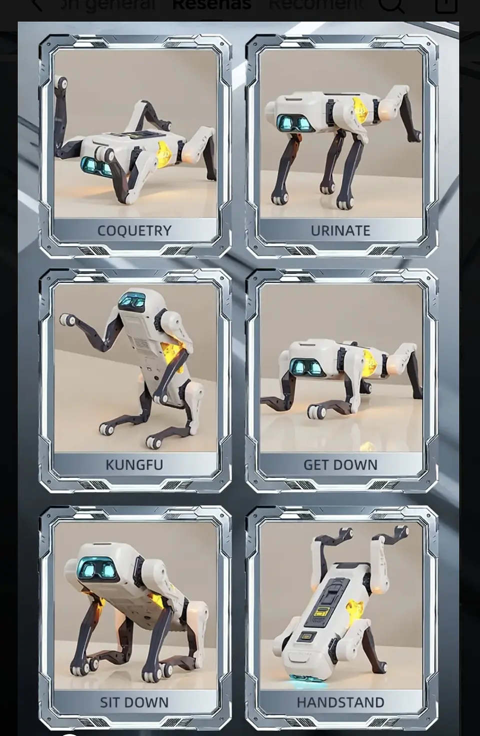 Perro robot inteligente con IA 4