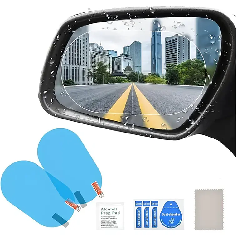 Lamina Antiempañante Anti Agua Laminas Espejo Retrovisor 3
