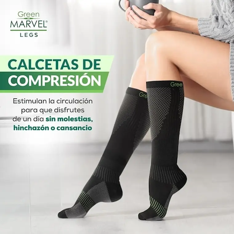 Medias de Compresión Green Marvel Legs 1