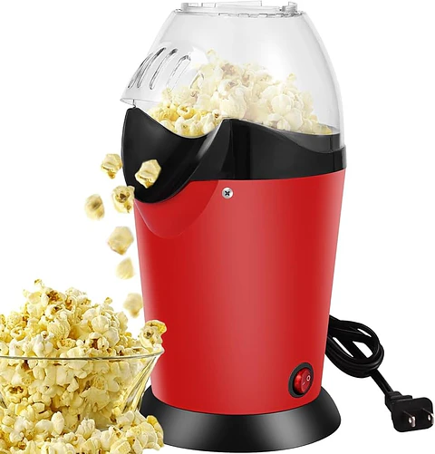 Máquina para hacer palomitas de maíz de aire caliente, máquina eléctrica de palomitas de maíz