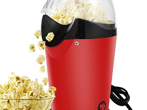 Máquina para hacer palomitas de maíz de aire caliente, máquina eléctrica de palomitas de maíz