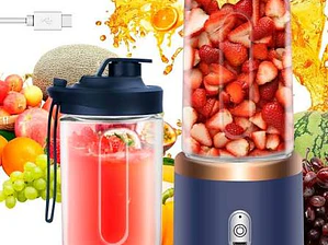 Licuadora Portatil Recargable USB Potente 400ml