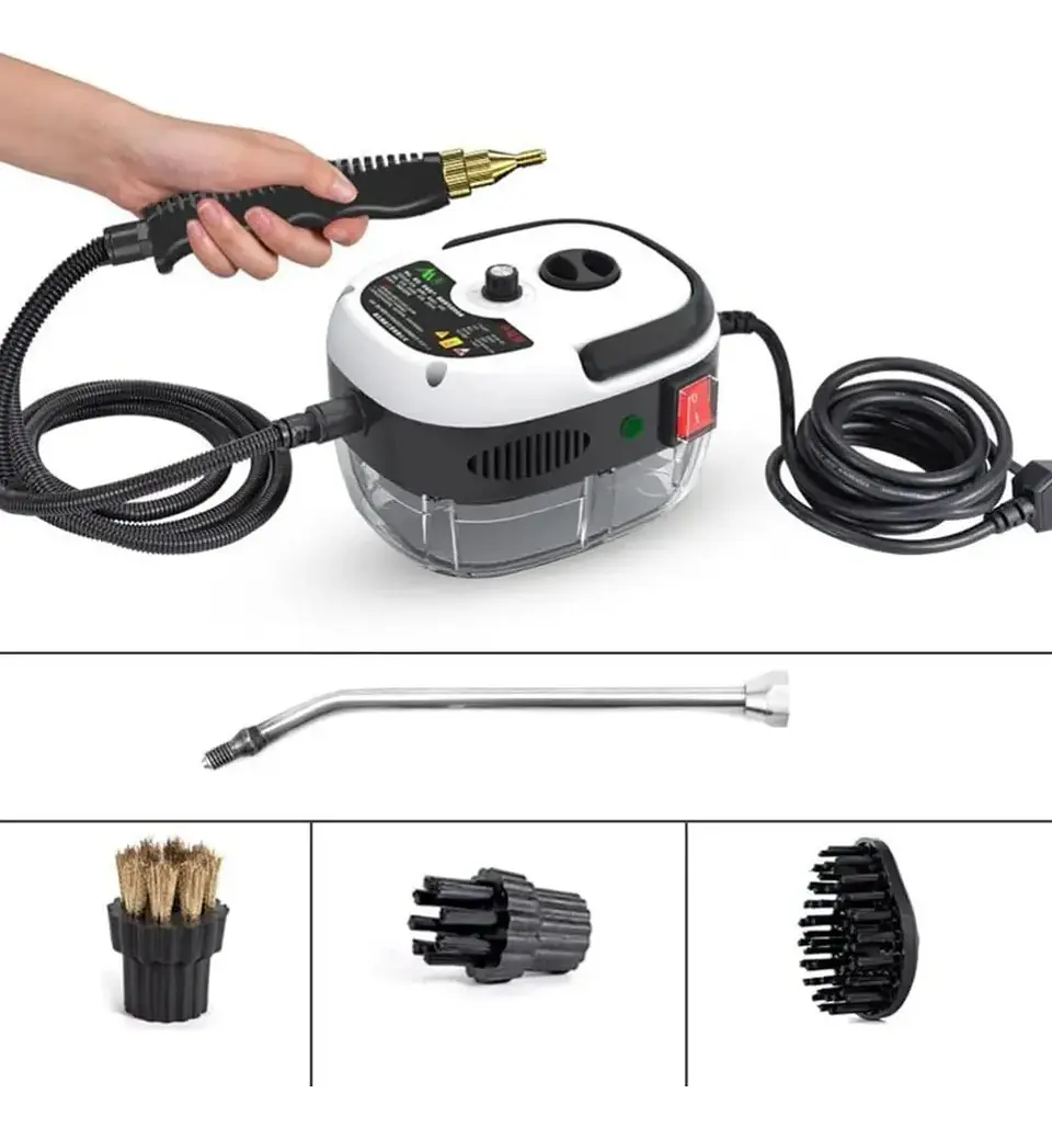 Maquina Vapor Limpiador Manual Alta Potencia Portátil 4 Pzs Color Blanco 5