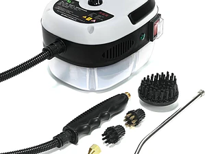 Maquina Vapor Limpiador Manual Alta Potencia Portátil 4 Pzs Color Blanco