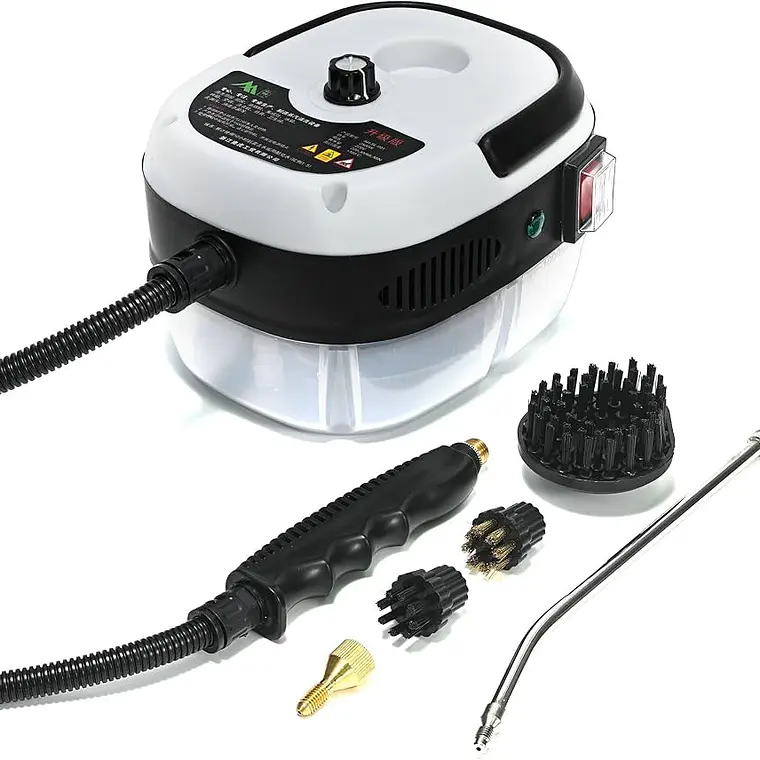 Maquina Vapor Limpiador Manual Alta Potencia Portátil 4 Pzs Color Blanco 1