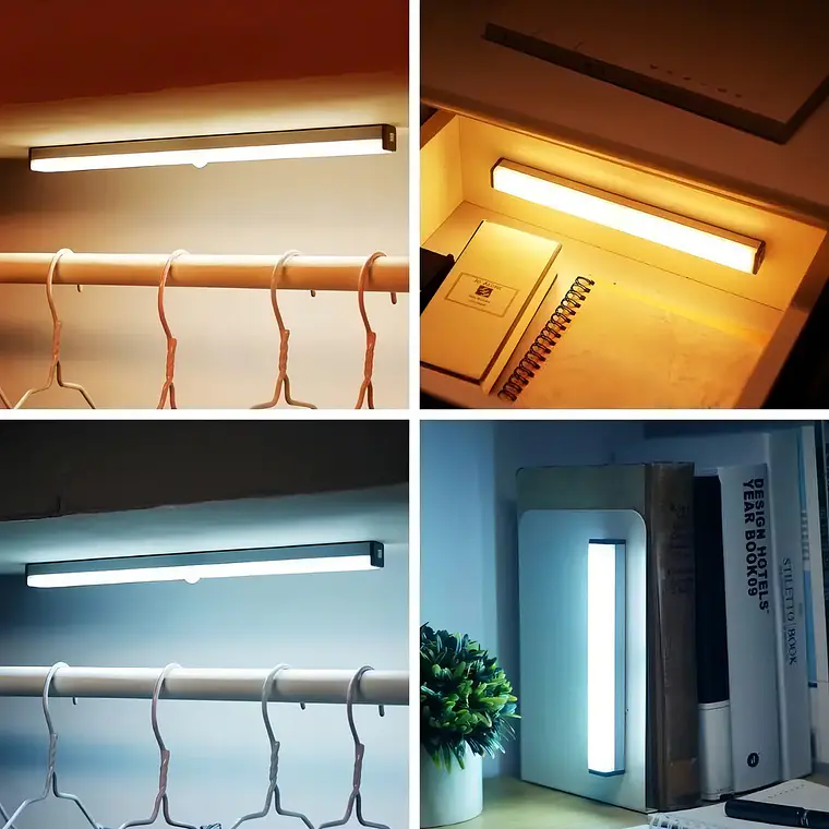 Lámpara Emergencia Barra Led Portátil Multiuso 50cm Closet Color Blanco 2