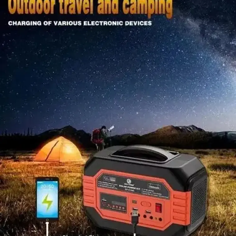 Generador Energia Multiuso Bateria Carga Solar 3 Ampolletas 6