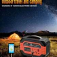 Generador Energia Multiuso Bateria Carga Solar 3 Ampolletas - Miniatura 6