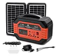 Generador Energia Multiuso Bateria Carga Solar 3 Ampolletas 100w - Miniatura 1