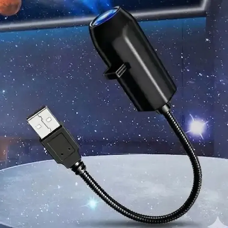 1 pieza Mini Proyector USB de Luna 3