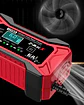 Cargador Inteligente Baterías 12V Autos y Motos 6A Pantalla Digital - Miniatura 4