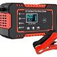 Cargador Inteligente Baterías 12V Autos y Motos 6A Pantalla Digital - Miniatura 2